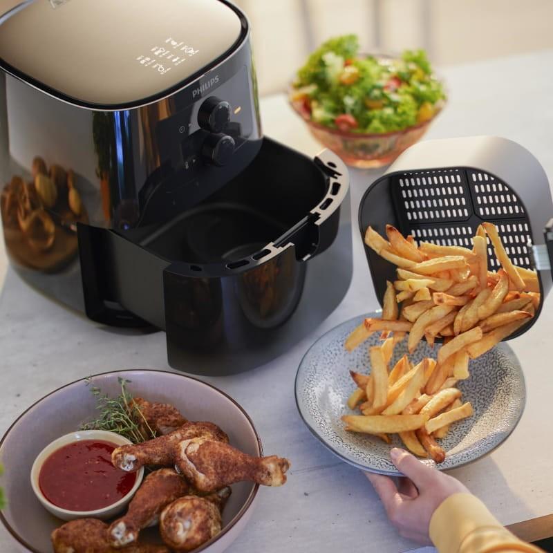 Freidora de aire Philips Essential Airfryer Rapid Air - Adaptable