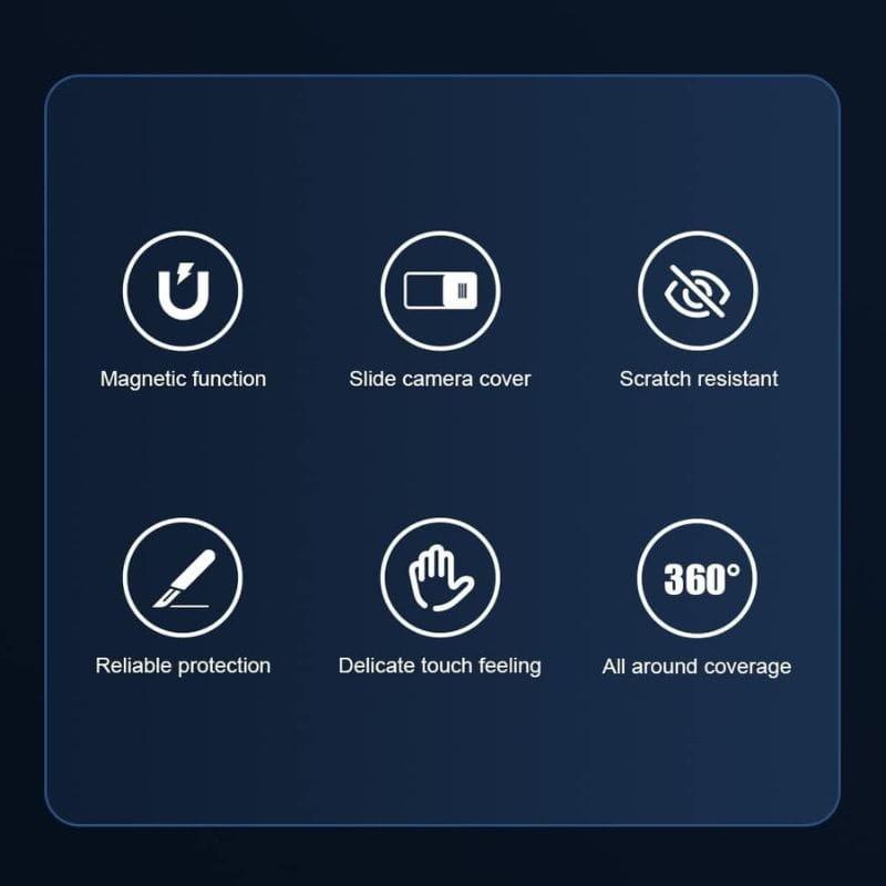 Capa CamShield Pro Magnética Preta para Apple iPhone 14 Pro características