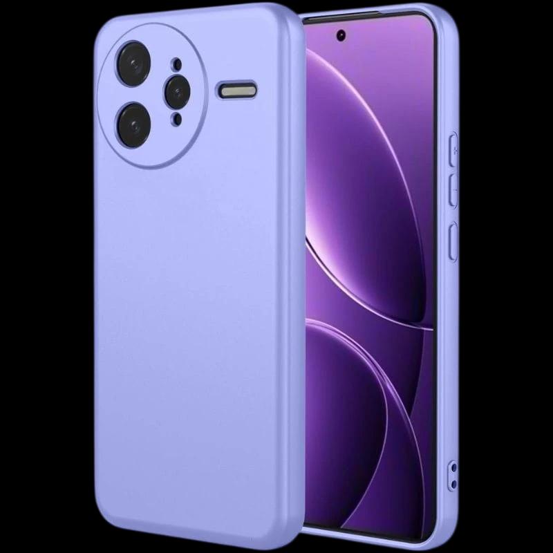 Funda Xiaomi Poco F7 Pro Square Liquid Premium Lavanda