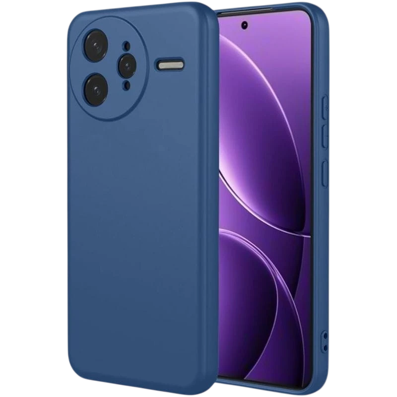 Coque Xiaomi Poco F7 Ultra Square Liquid Premium Bleu