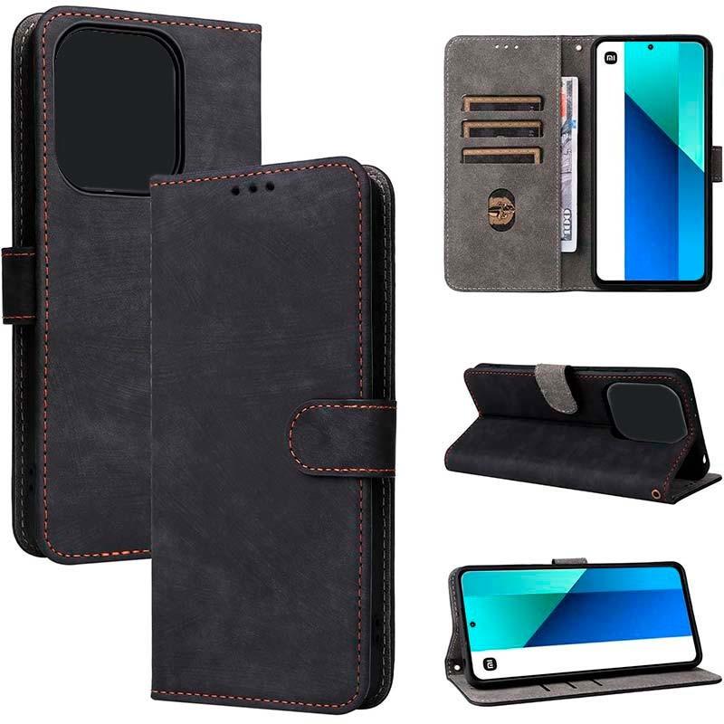 Funda libro 360º Protection Xiaomi Redmi Note 14 Pro 5G Negro - vista detallada