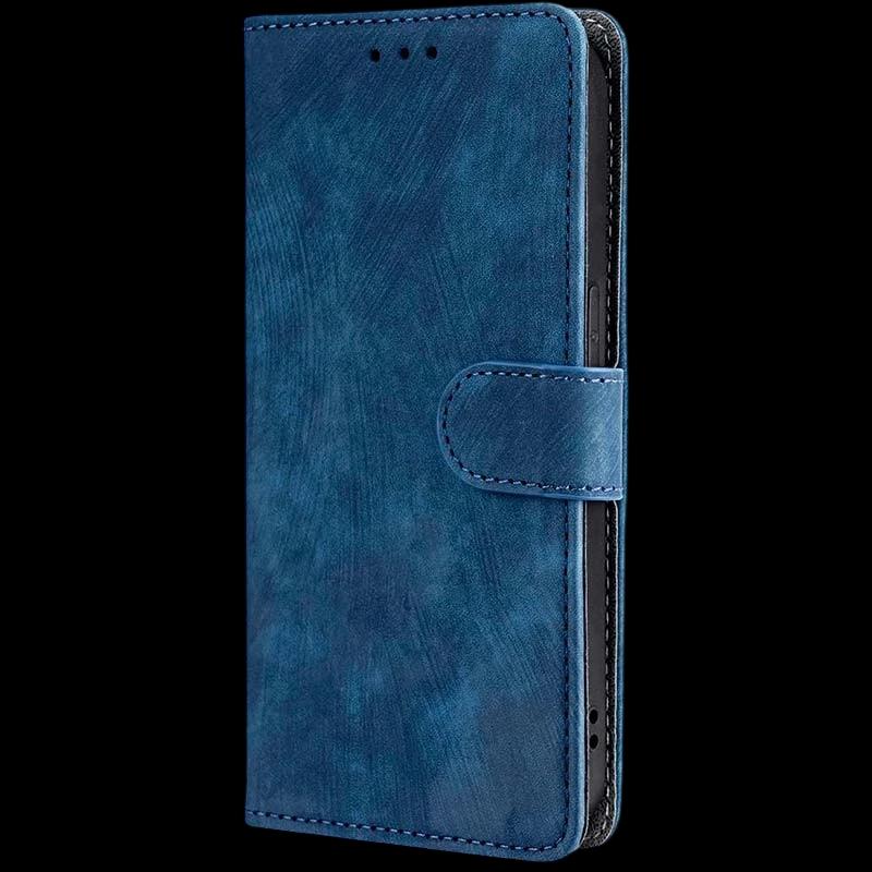 Étui bleu de type livre 360º Protection pour Xiaomi Redmi Note 13 4G