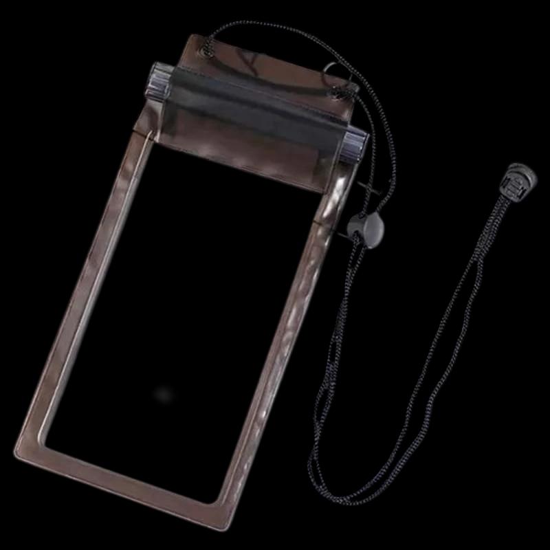 Capa para telemóvel suspensa universal à prova de água Preto