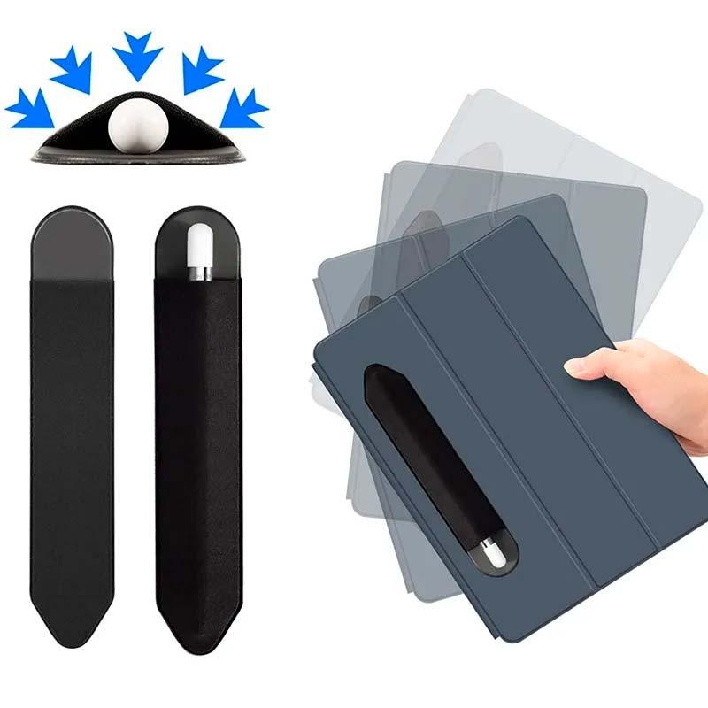 parte trasera adhesiva de la Funda universal azul con tacto suave para Stylus Pen