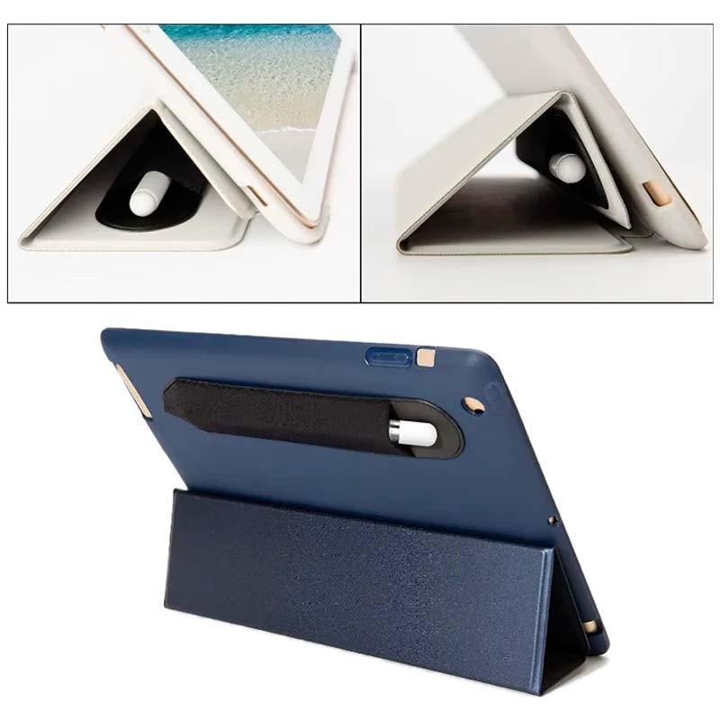 fotografía real de la Funda universal adhesiva azul con tacto suave para Stylus Pen