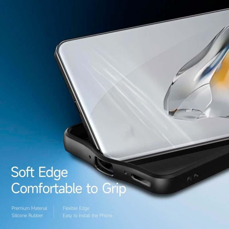 Funda rígida negra Anti-Scratch Shell para Samsung Galaxy S25 Ultra 5G - bordes flexibles