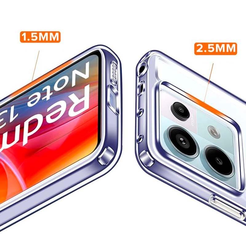 protección de cámara y pantalla de la Funda Antigolpes Premium para Xiaomi 13T Acrílico Anti-Amarillo Transparente