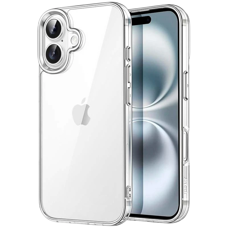 Funda Antigolpes Premium para iPhone 16 Plus 6.7" Acrílico Anti-Amarillo Transparente