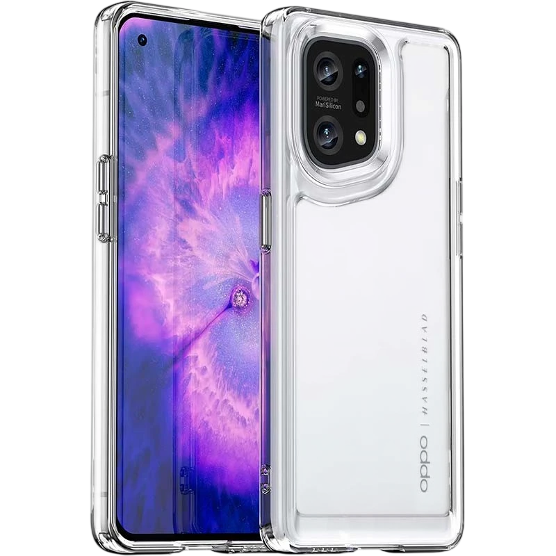 Coque Antichoc Premium pour Oppo Find X5 5G Transparent