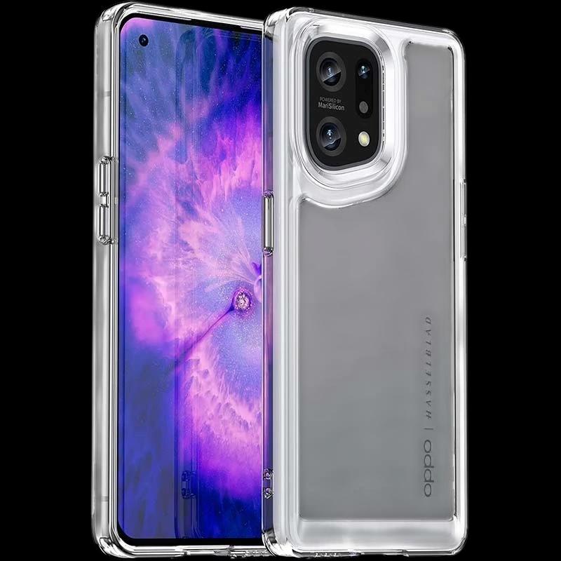 Coque Antichoc Premium pour Oppo Find X5 5G Transparent