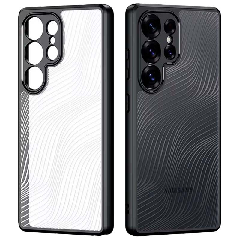 Funda rígida negra Anti-Scratch Shell para Samsung Galaxy S25 Ultra 5G - vista detallada