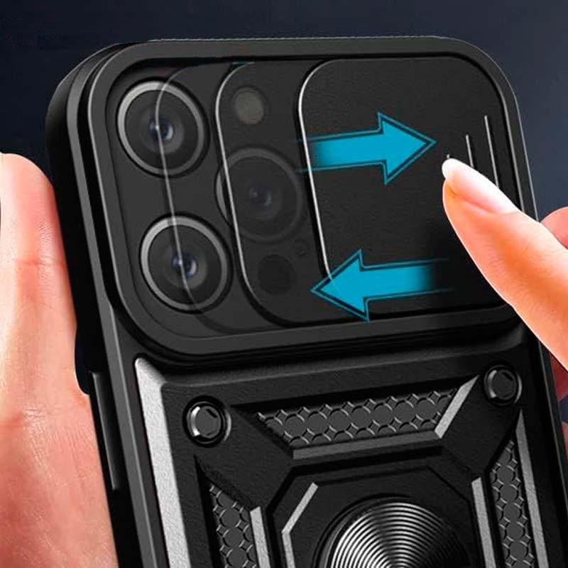 Funda Armadura Militar negra para Xiaomi Redmi Note 14 Pro Plus 5G - protección de cámara