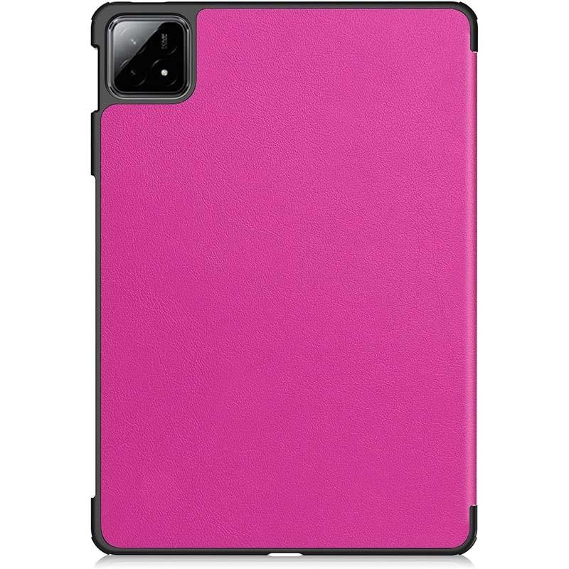 vista trasera de la Funda Compatible morada para Xiaomi Pad 6S Pro 12.4
