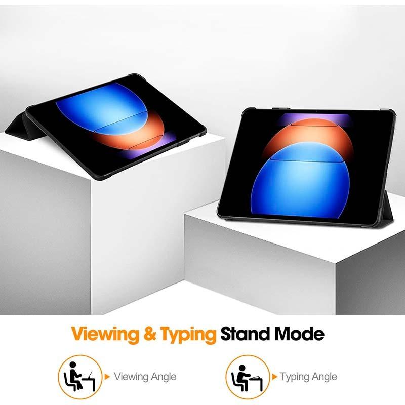 modo soporte de la Funda Compatible negra para Xiaomi Pad 6S Pro 12.4