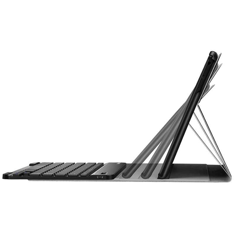 vista lateral de la Funda con Teclado para Lenovo Tab M10 10.1