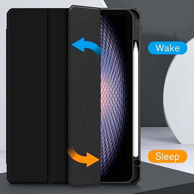 tapa frontal de la Funda Crystal Compatible Azul para Apple iPad Pro 2024 11