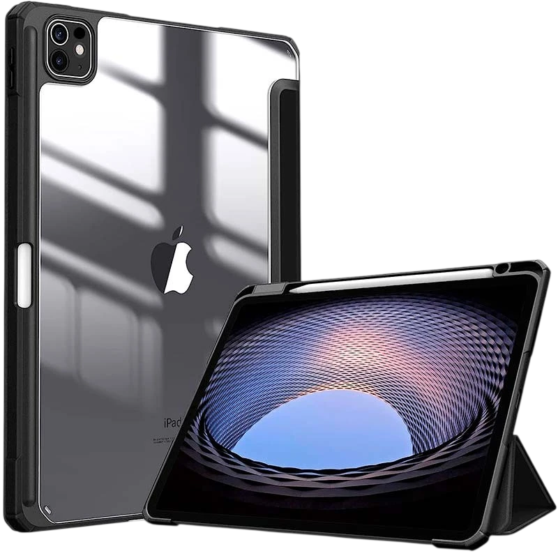 Funda Crystal Compatible Negro para Apple iPad Pro 2024 11