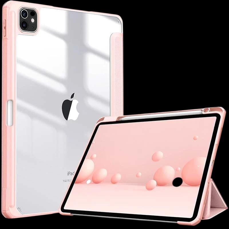 Funda Crystal Compatible Rosa para Apple iPad Pro 2024 11