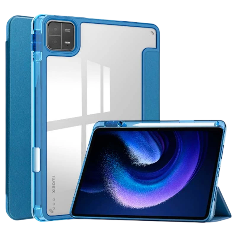 Capa Crystal Compatível Azul para Xiaomi Pad 6