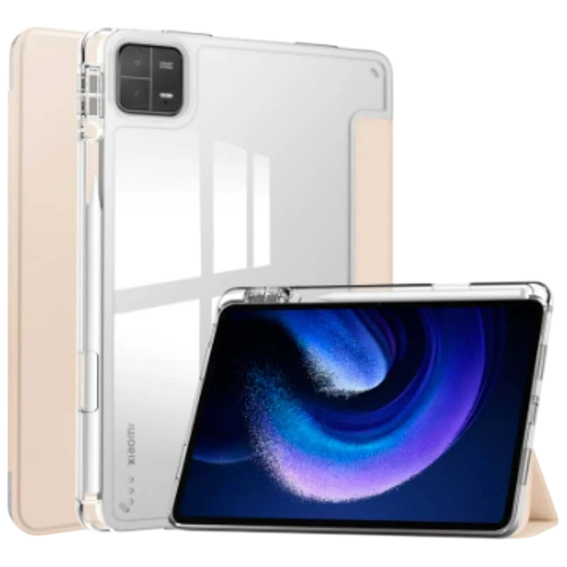Coque Crystal Compatible Or pour Xiaomi Pad 6