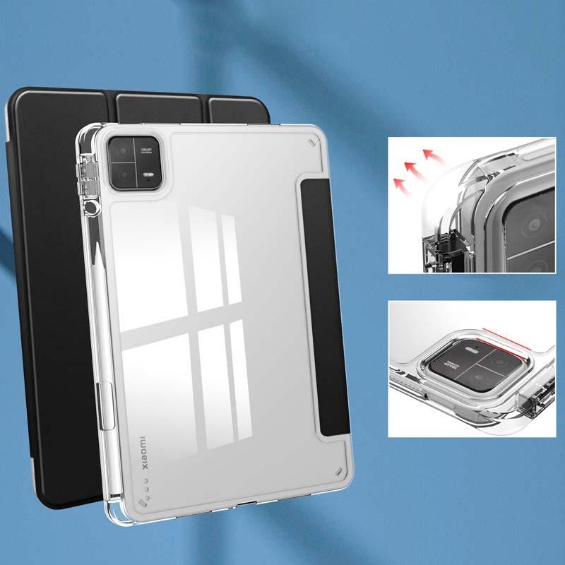 vista detalla de la Funda Crystal Compatible Negro para Xiaomi Pad 6