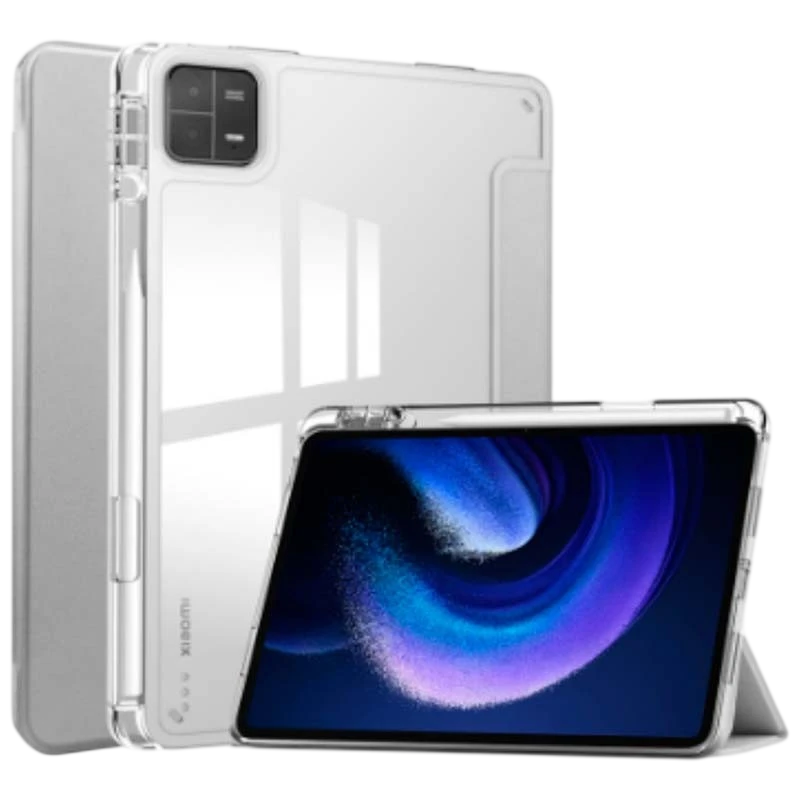 Capa Crystal Compatível Prateado para Xiaomi Pad 6