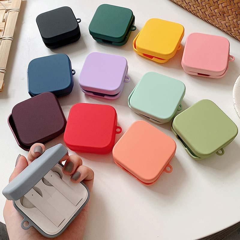 Funda negra de silicona para Xiaomi Mi True Wireless 2 Basic y otros colores existentes