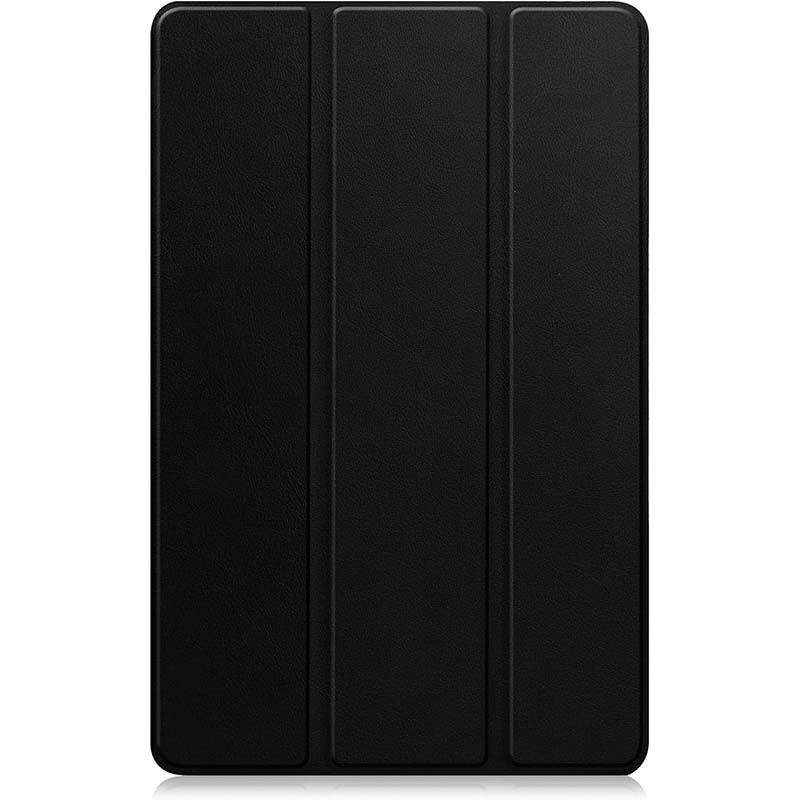 Vue frontale de l'étui compatible noir pour Honor Pad X9