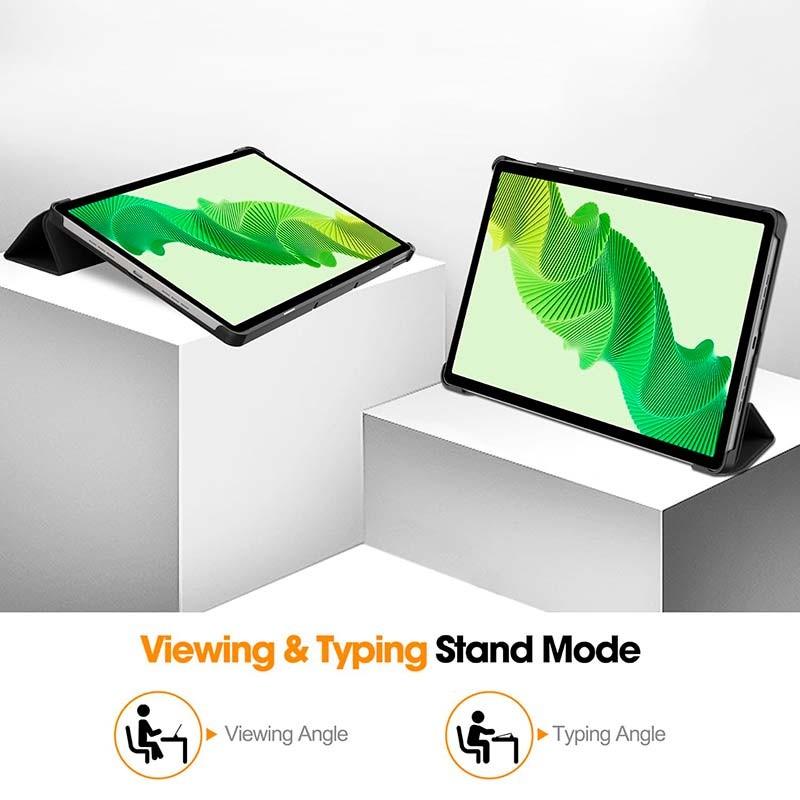 Modes de support de la coque noire compatible pour Realme Pad 2