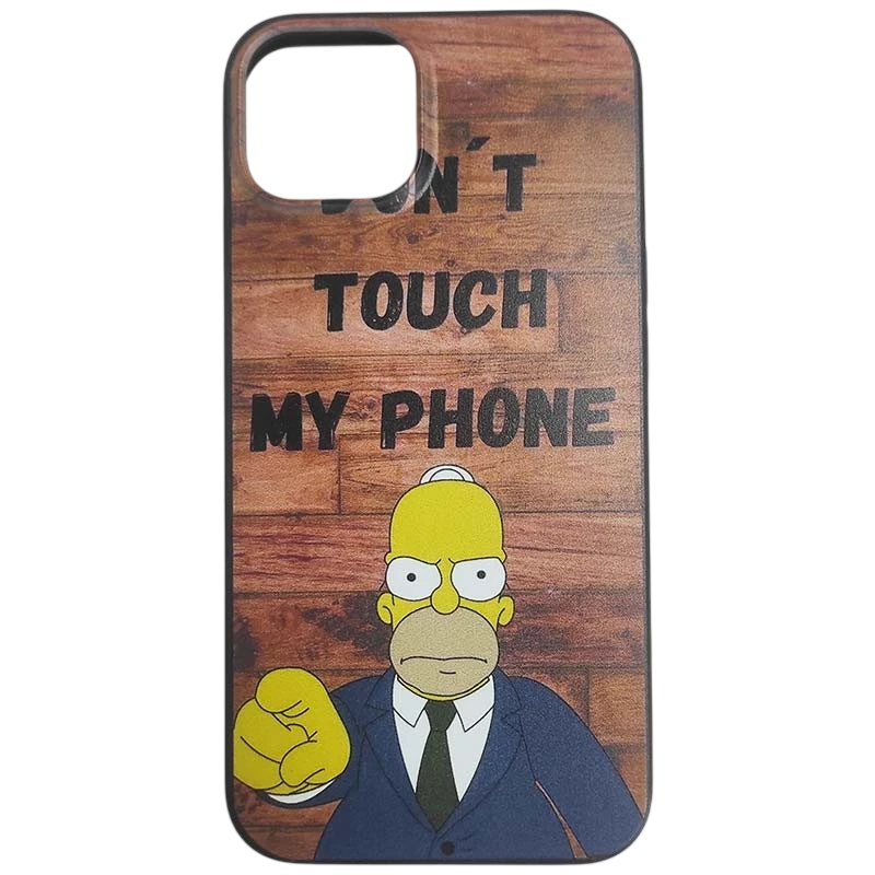 Funda de silicona iPhone 13 Homer