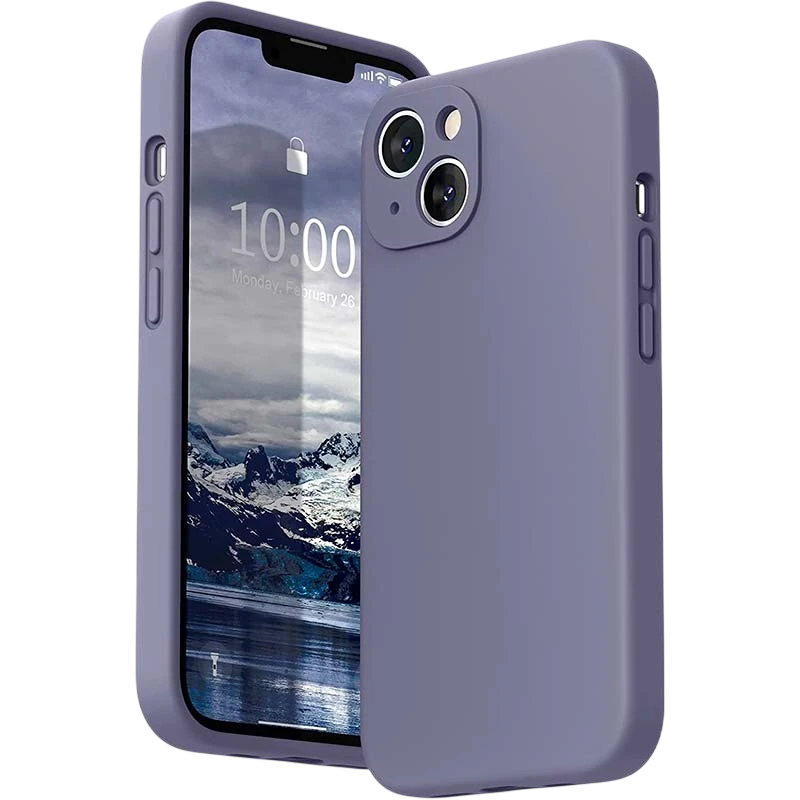 Funda iPhone 13 Square Liquid Premium Lavanda