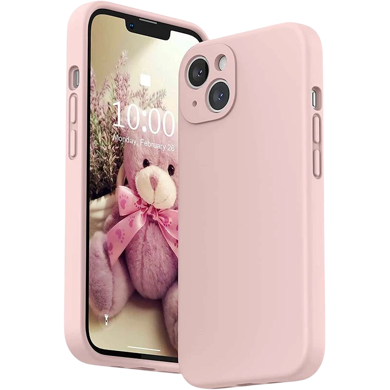Funda iPhone 13 Square Liquid Premium Rosa