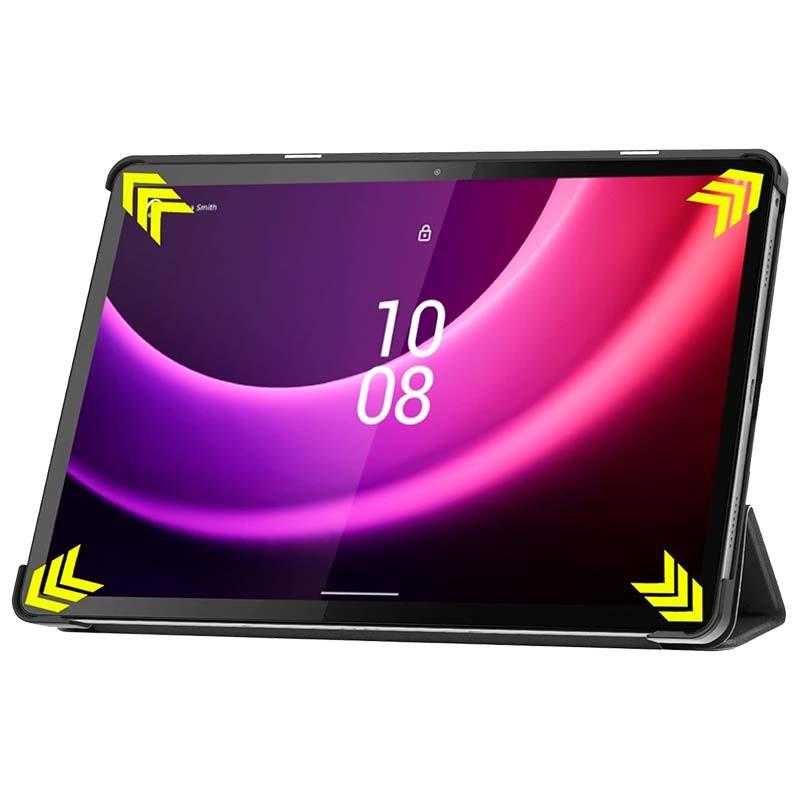 vista frontal de la Funda Compatible negra para Lenovo Tab P11 (2nd Gen)