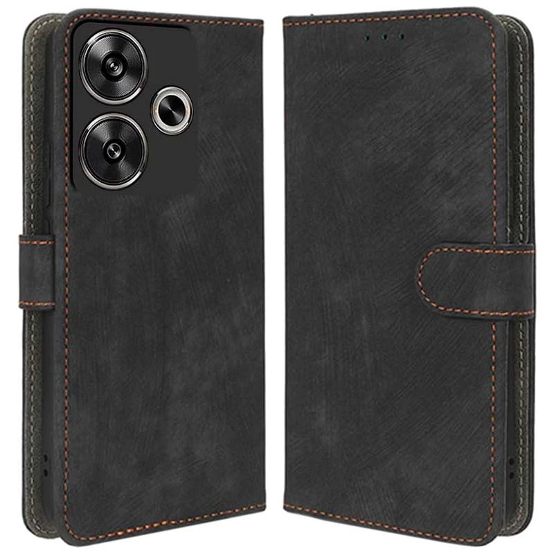 Funda negra 360º Protection tipo libro para Xiaomi Poco F6 5G