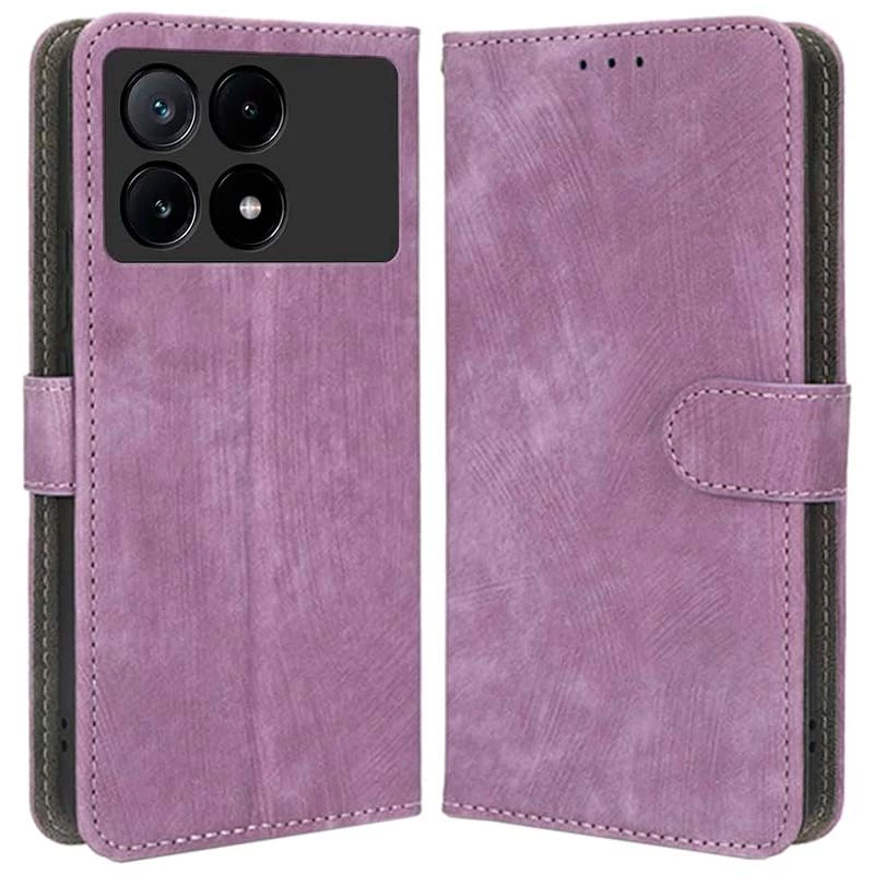 Funda púrpura 360º Protection tipo libro para Xiaomi Poco F6 Pro 5G