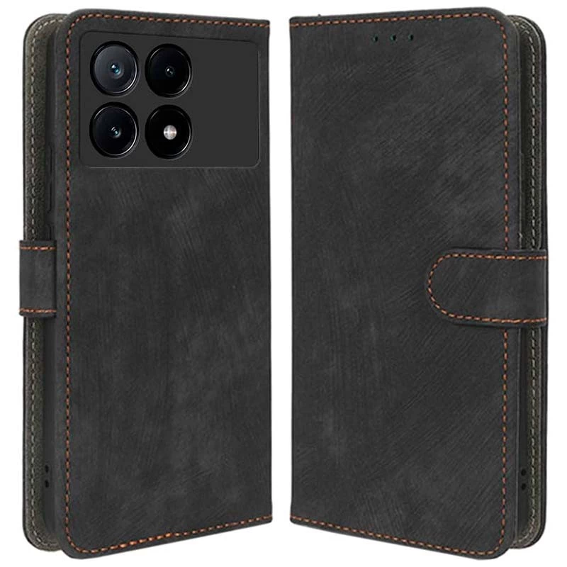 Funda negra 360º Protection tipo libro para Xiaomi Poco F6 Pro 5G