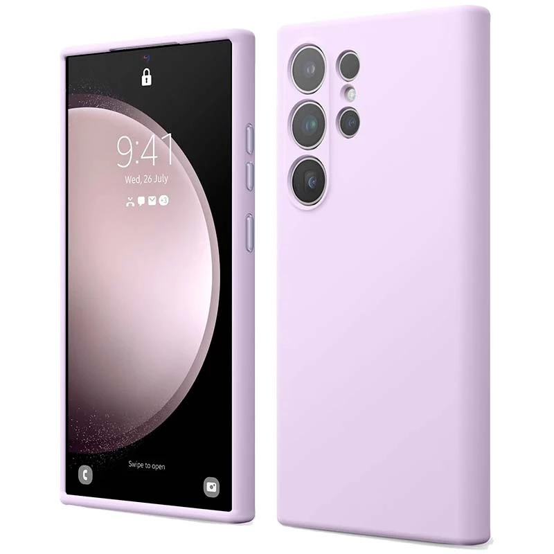 Capa Samsung Galaxy S25 Ultra 5G Square Liquid Premium Lavanda