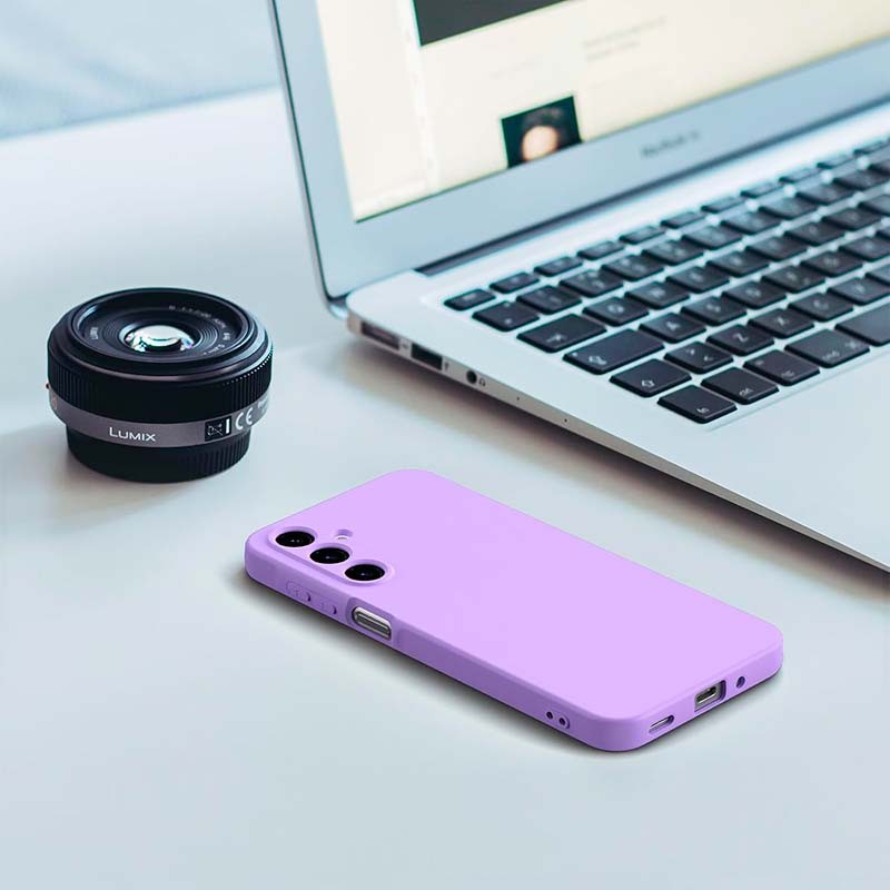 Funda Square Liquid Premium lavanda  para Samsung Galaxy A16 - fotografía real