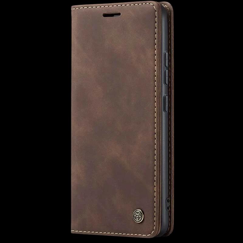 Étui marron foncé de type livre Magnetic Wallet pour Xiaomi 13T