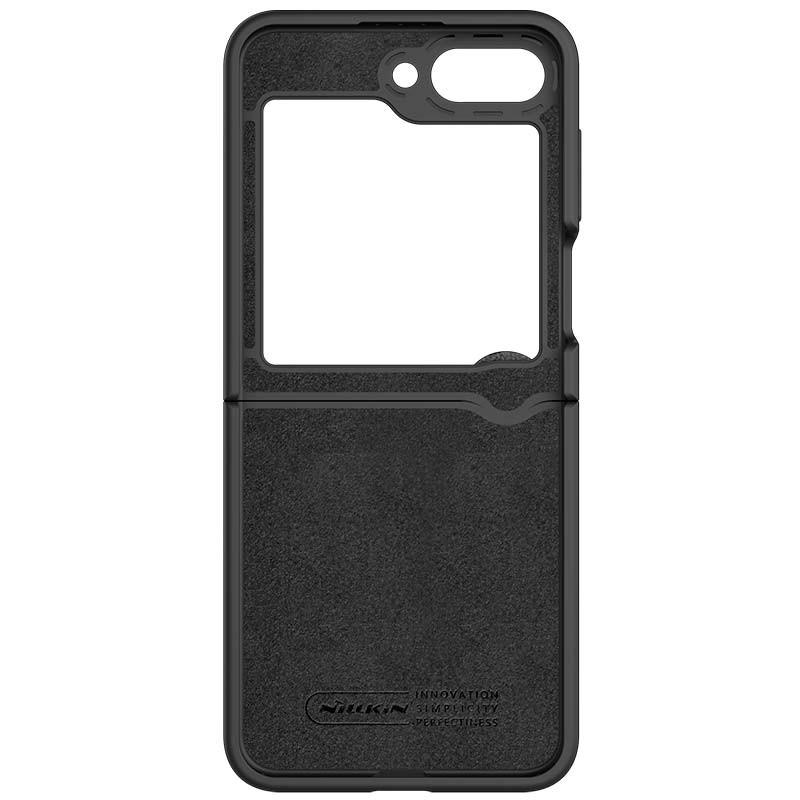interior de la Funda de silicona Flex Flip negra de Nillkin para Samsung Galaxy Z Flip5