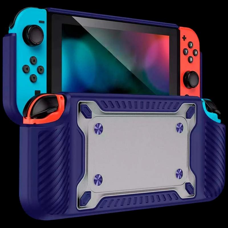 Coque pour Nintendo Switch PowerGaming avec Card Box Bleu