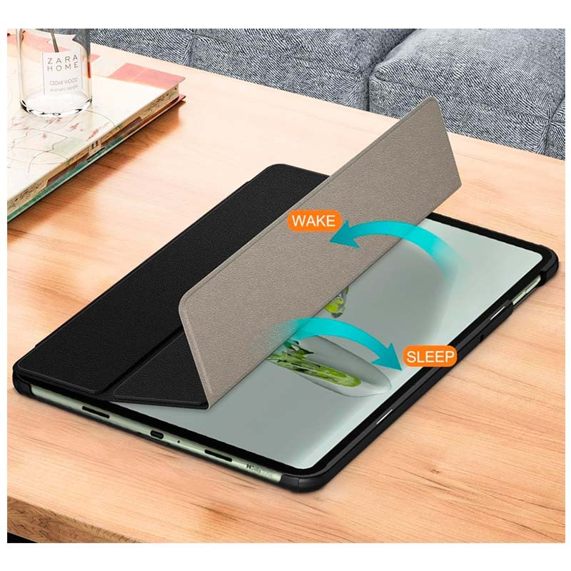 couvercle frontal de la Housse Compatible noire pour Oneplus Pad Go