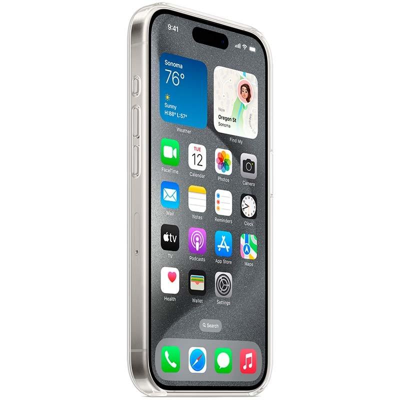 vue avant du Coque Transparente avec MagSafe pour iPhone 15 Pro Max