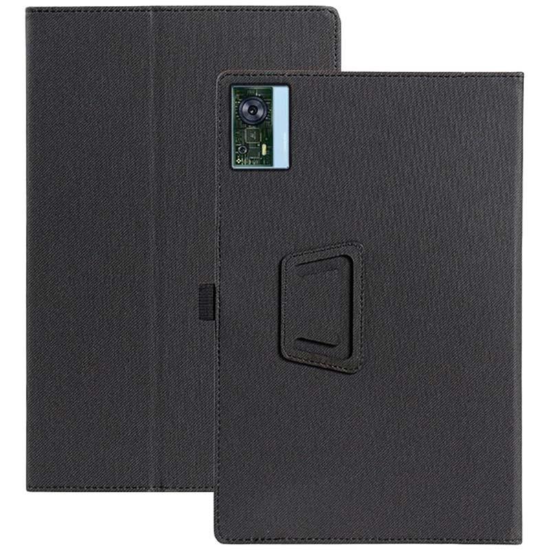 vue avant et arrière de l'étui compatible noir pour Oukitel OT5S