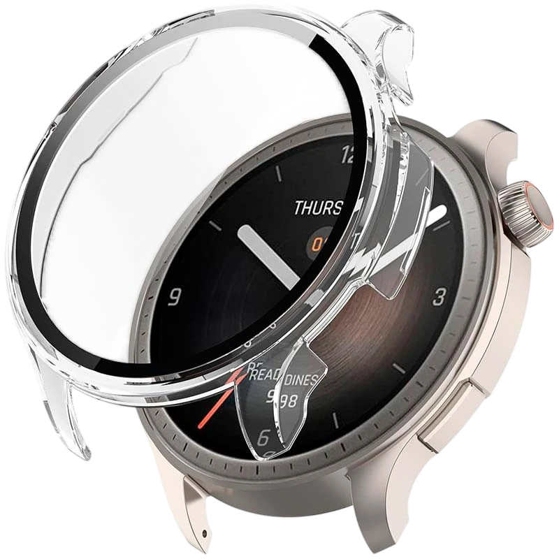 Coque PC transparent + Verre Trempé Amazfit Balance