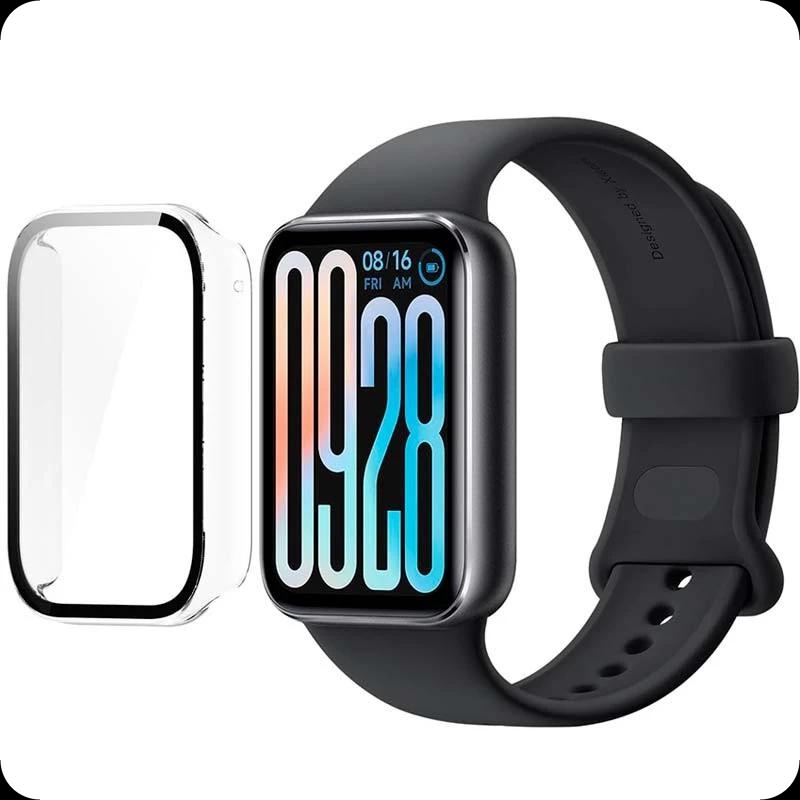 Funda PC + Cristal Templado Xiaomi Smart Band 9 Pro Transparente