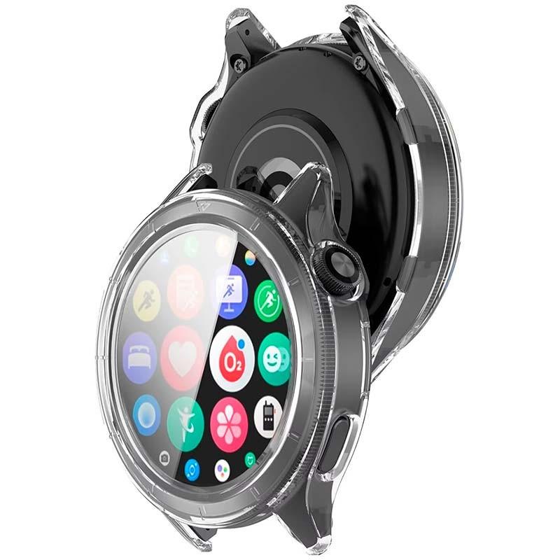 Coque PC transparent + Verre Trempé Xiaomi Watch S4 - Vue arrière mise