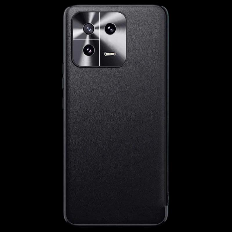 Coque en similicuir + TPU Xiaomi 13 Noir