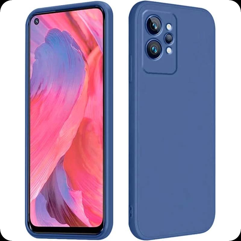 Coque Realme GT 2 Pro Square Liquid Premium Bleu