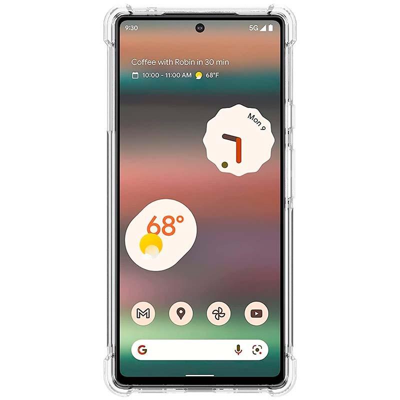 vista frontal de la Funda de silicona Reinforced para Google Pixel 7A